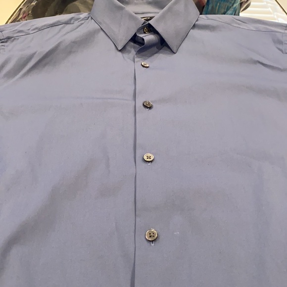 NWOT Theory large button down SS - Picture 2 of 5